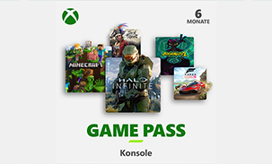 Microsoft Xbox Game Pass 6 Monate Mitgliedschaft