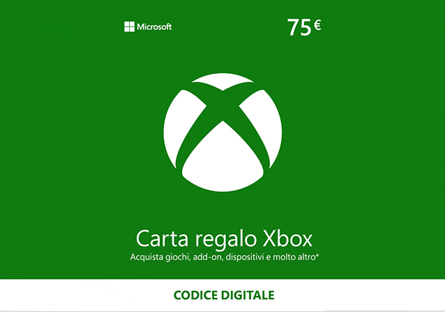 Microsoft Xbox Carta Regalo 75€