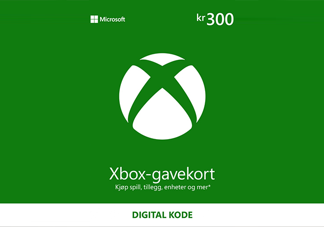 Microsoft Xbox Live Gavekort 300 NOK