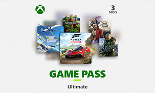 Microsoft Xbox Game Pass Ultimate 3 Mois Abonnement