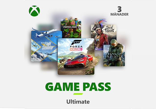Microsoft Xbox Game Pass Ultimate 3 Månader