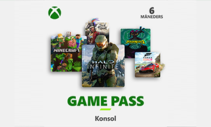 Microsoft Xbox Game Pass 6 Måneder