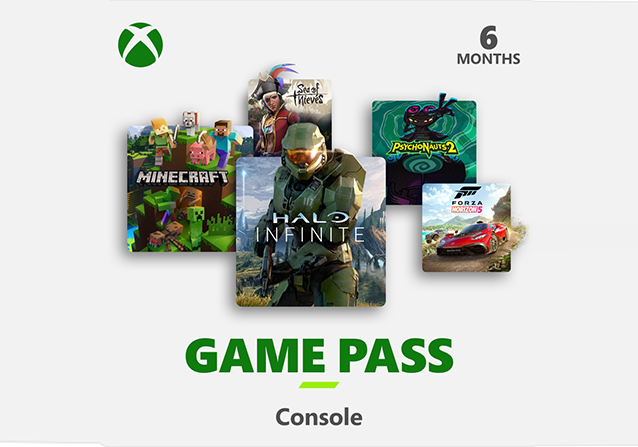 Microsoft Xbox Game Pass 6 Months Subscription
